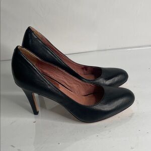 Corso Como Classic Black Leather Heels